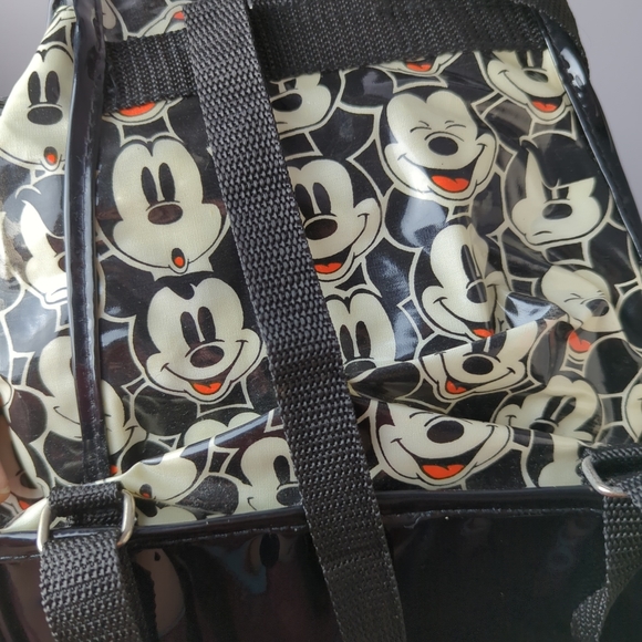 Disney Mickey Mouse Mini Backpack ~ All-Over Pattern ~ Adjustable Straps - Picture 6 of 10
